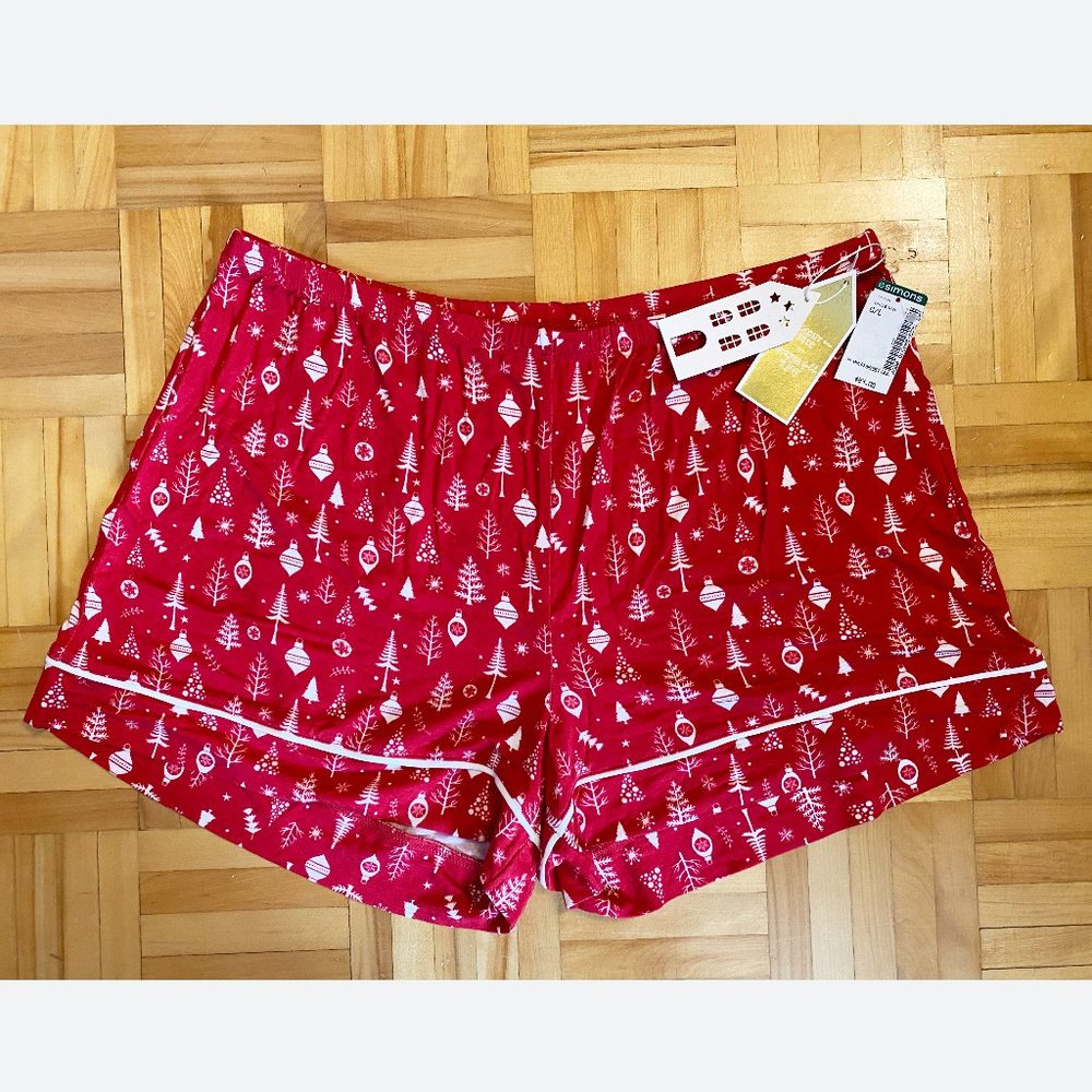 SIMONS Christmas PJ Shorts Miiyu x Twik